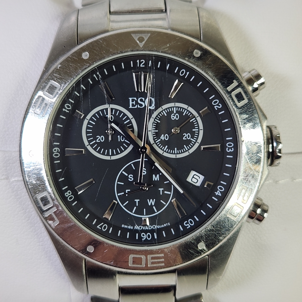 ESQ MOVADO Watch Stainless Steel Chronograph Watch - Picture 2 of 15